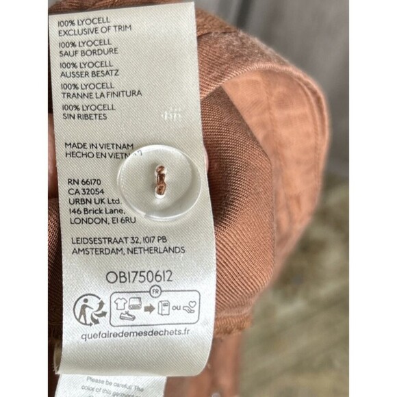 Pilcro Asymmetrical Printed Harem Pants Crossover Front Closure Size 31 - Picture 9 of 9